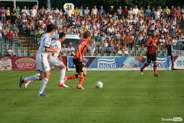 «Волинь» програла «Шахтареві» всуху 0:4. ФОТО. ВІДЕО