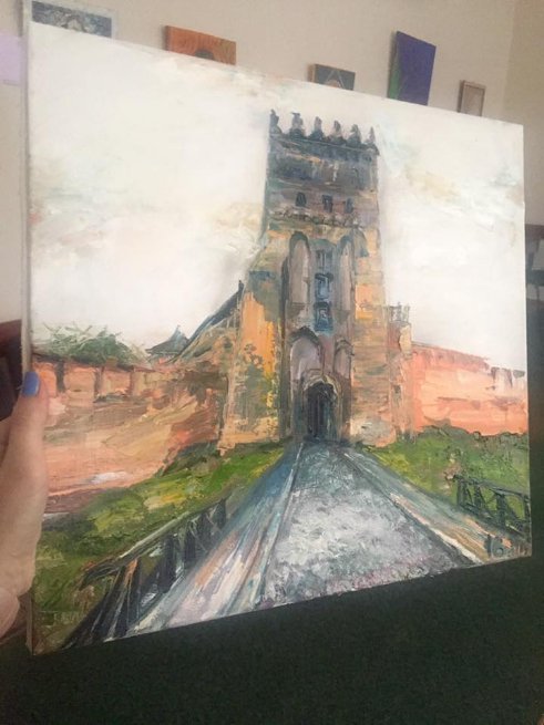 Картина Маргарита Паламарчук Луцький замок