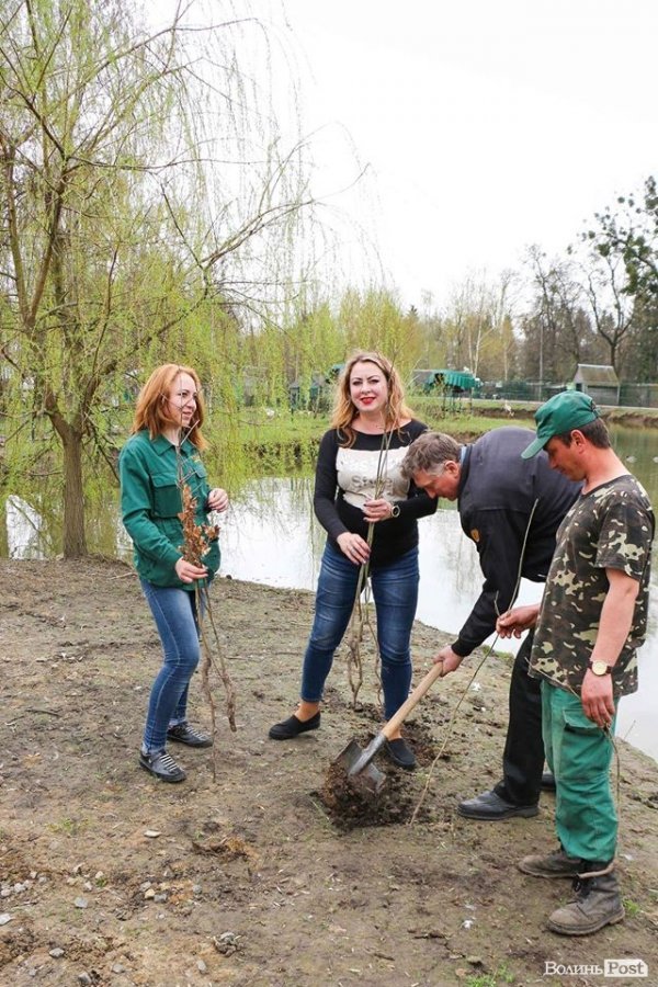 Луцький зоопарк став ще зеленішим. ФОТО