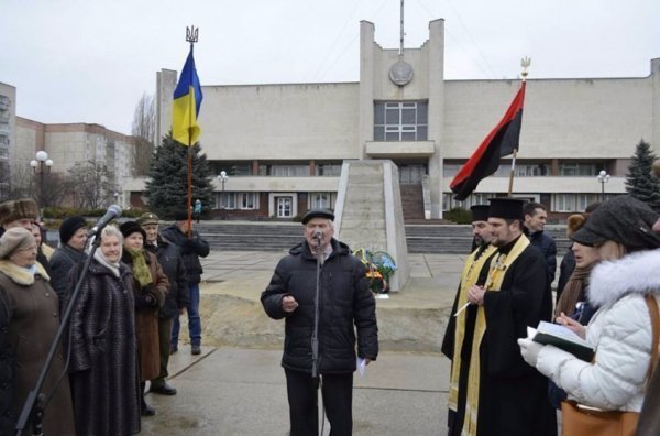 Лучани вшанували пам'ять Степана Бандери. ФОТО