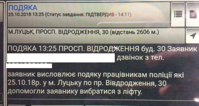 У Луцьку патрульні визволили з ліфта юнаків