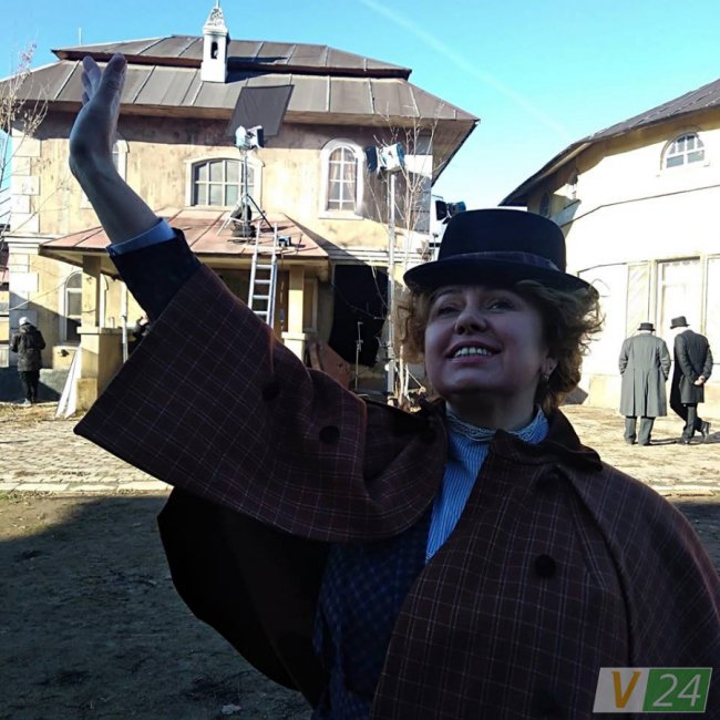 Донька легендарного волинського кінорежисера знімається у російському серіалі. ФОТО. ВІДЕО