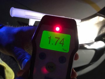 На Волині за вихідні патрульні спіймали трьох п'яних водіїв