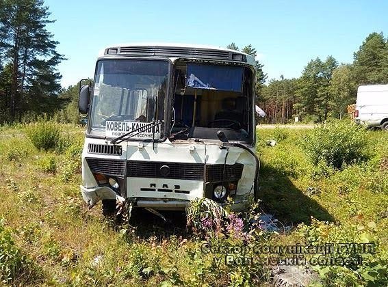 ​Під Ковелем ДТП: бус зіткнувся з приміським автобусом. ФОТО