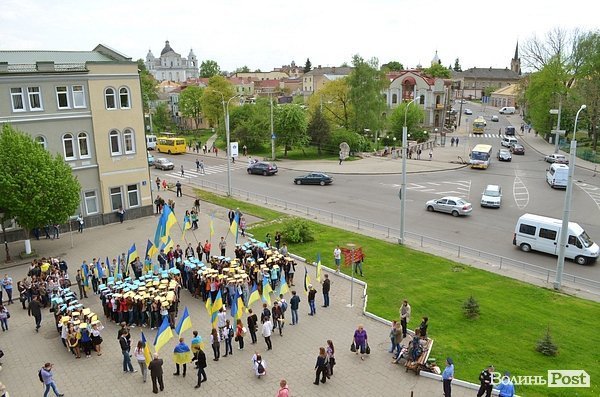 Марш Єдності в Луцьку. ФОТО