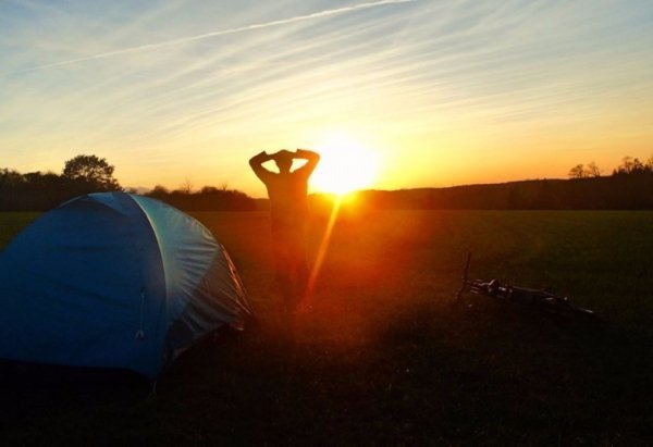 Веломандрівник із Бразилії побував у Рожищі. ФОТО. ВІДЕО