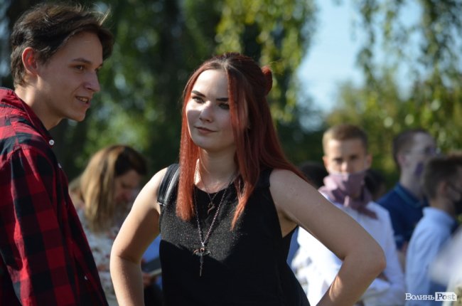  Як у луцькому «політесі» вітали першокурсників. ФОТОРЕПОРТАЖ