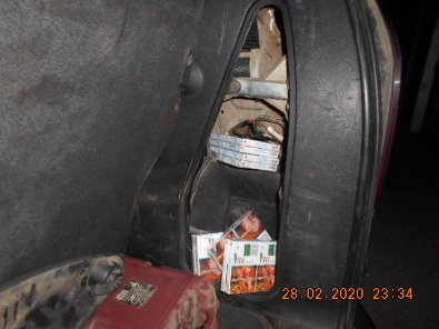 На волинському пункті пропуску затримали білоруса-контрабандиста. ФОТО