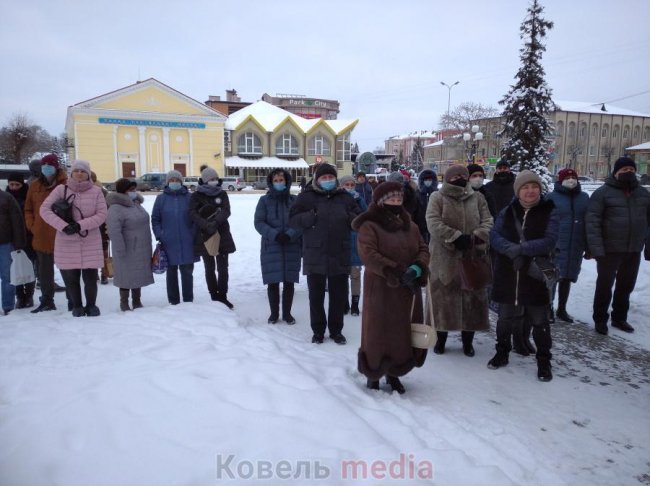 У Ковелі відбулася акція протесту проти «тарифного геноциду»