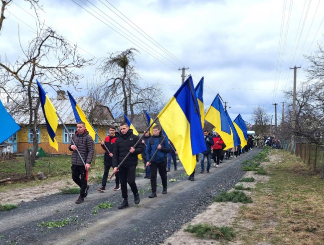 На Волині попрощалися із Героєм Михайлом Руднем