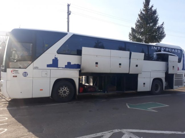 На Волині затримали автобус, пасажири якого мали фальшиві довідки про відсутність Covid-19. ФОТО