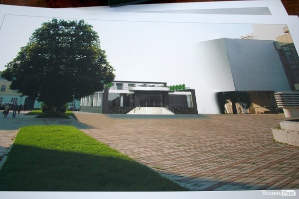 Проект добудови вбиральні з виставковою залою та кафе