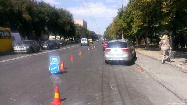 У Луцьку іномарка збила хлопчика. ФОТО