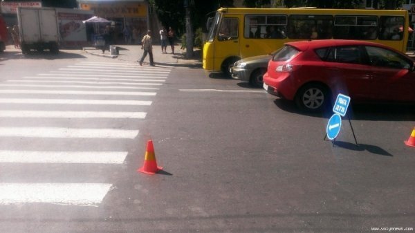 У Луцьку іномарка збила хлопчика. ФОТО