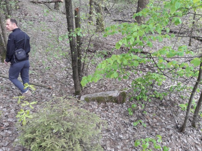 У лісі і біля дитсадка на Волині знайшли єврейські надгробки