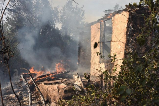 Військові волинської бригади допомогли загасити пожежу на Луганщині: постраждав боєць. ФОТО