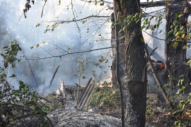 Військові волинської бригади допомогли загасити пожежу на Луганщині: постраждав боєць. ФОТО