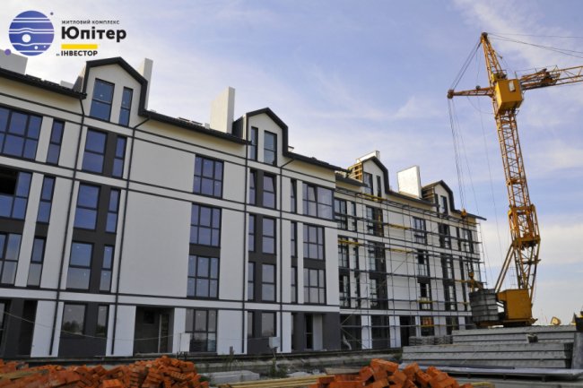 У другому будинку ЖК «Юпітер» — у розпалі внутрішні роботи*