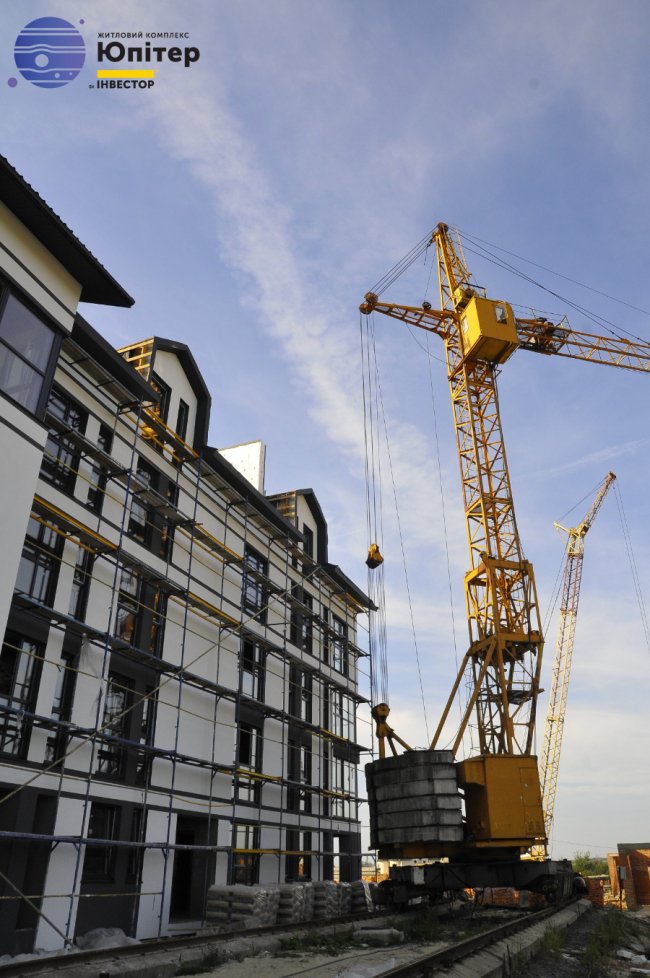 У другому будинку ЖК «Юпітер» — у розпалі внутрішні роботи*