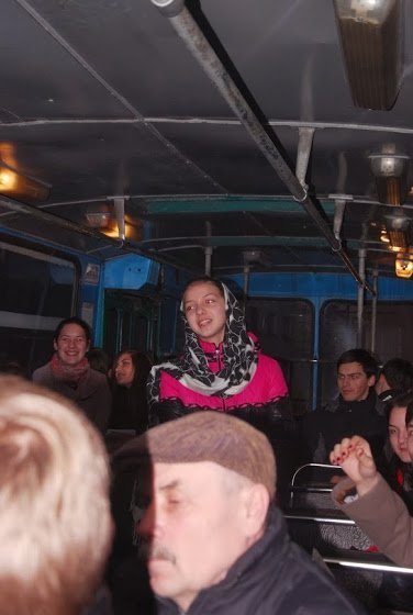 У Луцьку - «шевченківський» флешмоб у транспорті. ФОТО