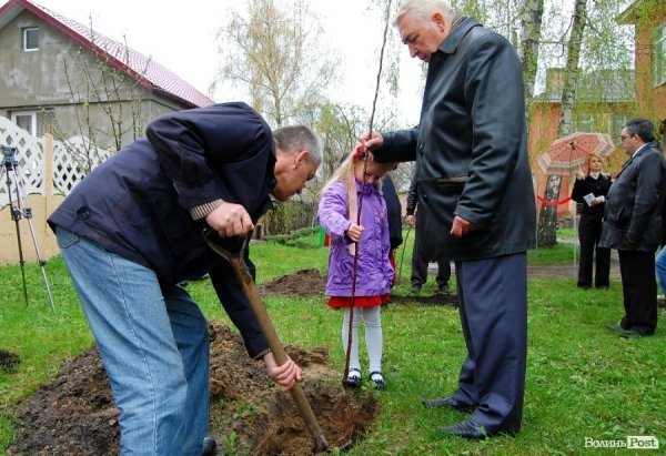 У Луцьку заклали «Сад пам’яті» про Чорнобиль