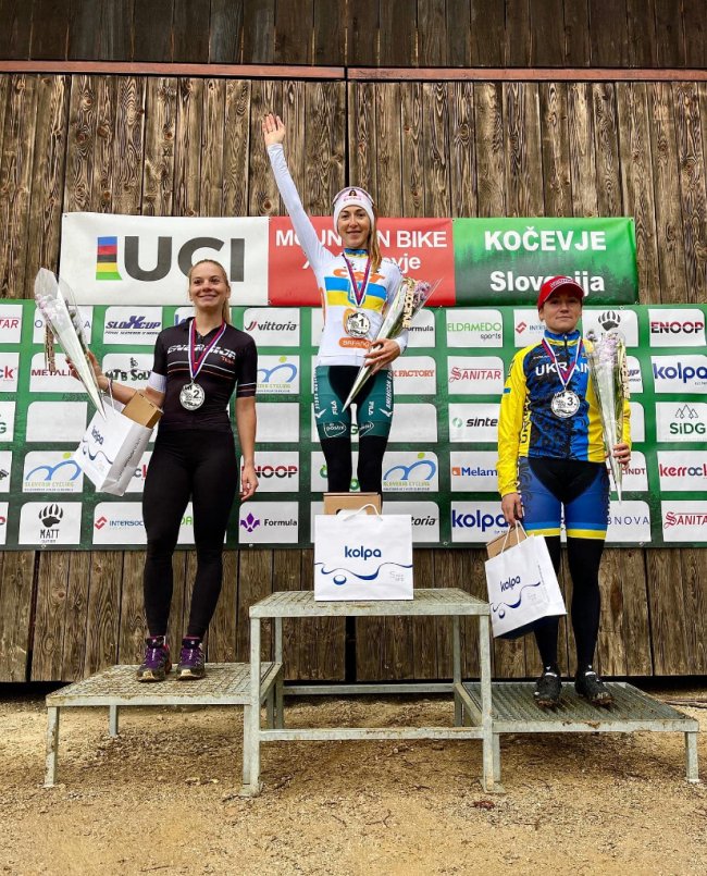 Лучанка Яна Беломоіна перемогла на міжнародних змаганнях з маунтинбайку