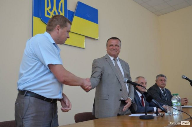 Савченко представив нового керівника Любомльської РДА. ФОТО