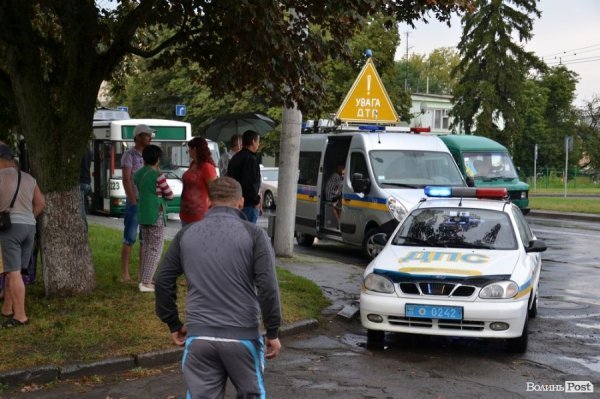 У Луцьку – потрійна ДТП. ФОТО