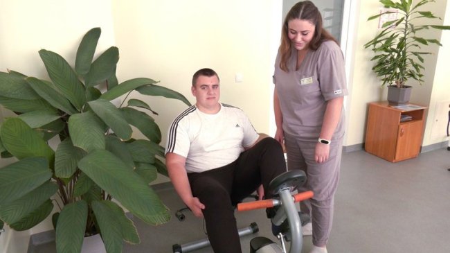 У лікарні на Волині показали реабілітацію поранених воїнів. ВІДЕО