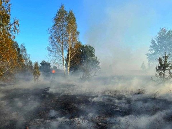 На Волині вирувала пожежа в автентичному селі. ФОТО