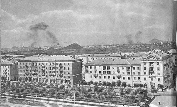 Бульвар Пушкіна. Донецьк, 1962 