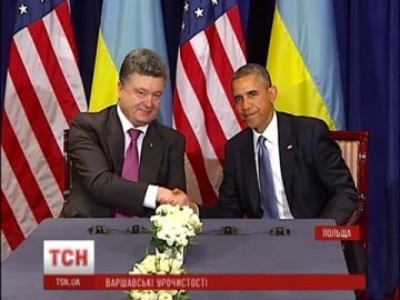 Обама в Польщі називав Порошенка Петром, а Путіна − містером. ВІДЕО