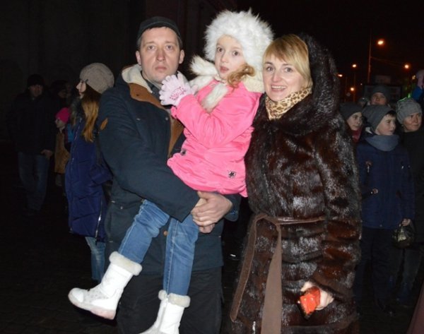 У Ковелі засвітили головну ялинку міста