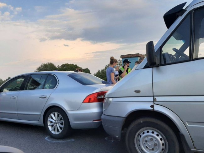 У Ковелі – дві аварії за участю 7 автівок. ФОТО