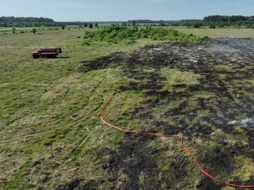 На Волині горіли торф'яники. ФОТО