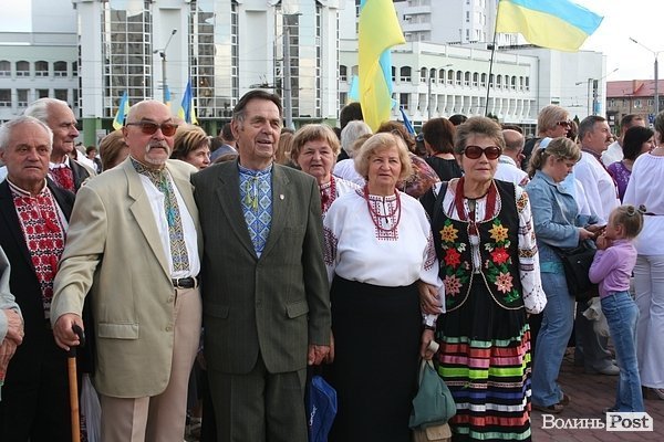 У Луцьку – святкова хода у День Незалежності. ФОТО
