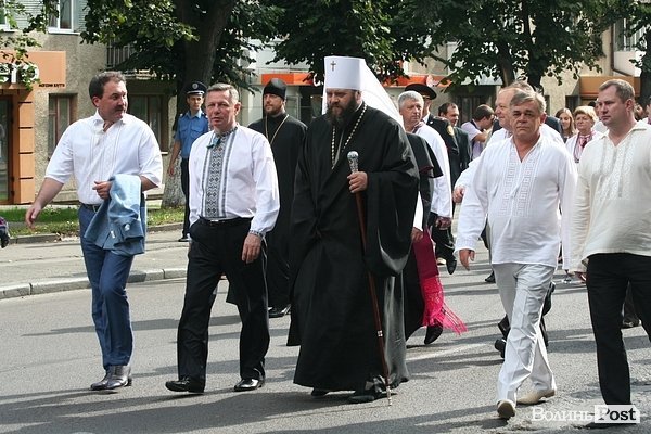 У Луцьку – святкова хода у День Незалежності. ФОТО
