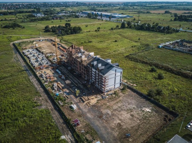 Луцький ЖК «Юпітер» з висоти пташиного польоту. ФОТО*