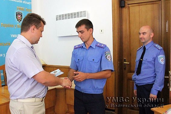 За службу у зоні АТО волинських правоохоронців нагородили відзнаками МВС. ФОТО