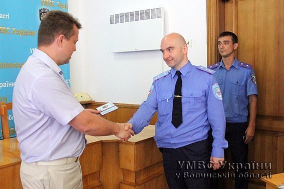 За службу у зоні АТО волинських правоохоронців нагородили відзнаками МВС. ФОТО