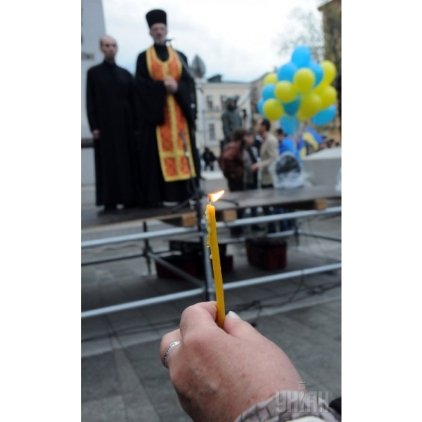 Сотні харків’ян молилися за єдність України. ФОТО