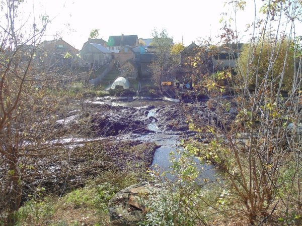 Лучанин «дякує» чиновникам за «красу» біля Сапалаївки. ФОТО