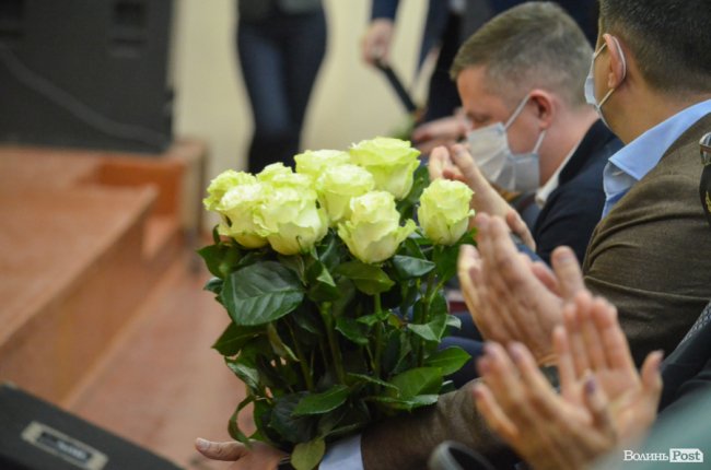 Знані гості і оберемки квітів: Ірину Вахович представили на посаді ректора ЛНТУ. ФОТО