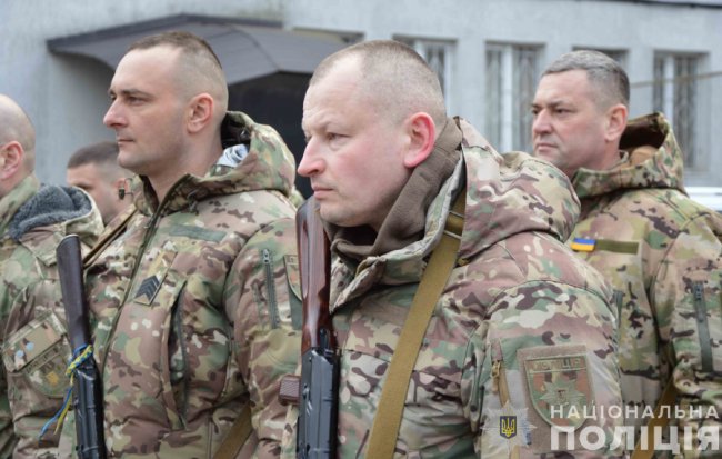 Волинські поліцейські вирушили у зону бойових дій: чергова ротація зведеного батальйону «Захід» 