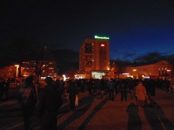 Лучани вийшли на протест. ФОТО