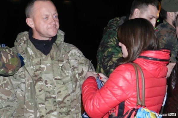 Волинські добровольці відправились на схід України. ФОТО