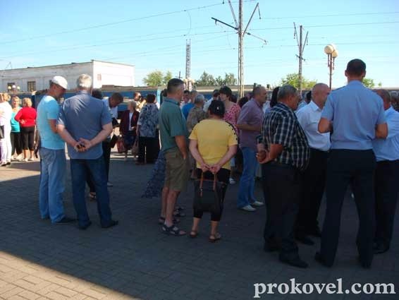 У Ковелі страйкують медики Вузлової лікарні. ФОТО