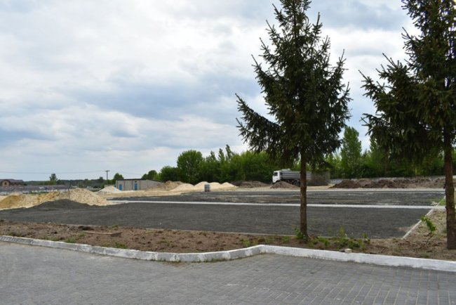 У селі на Волині будують школу із найбільшим в області спортзалом. ФОТО