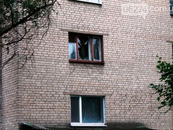 Зруйнована військова частина після штурму. ФОТО