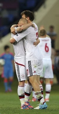 Перший український матч на Євро-2012: перемога Данії. ФОТО. ВІДЕО